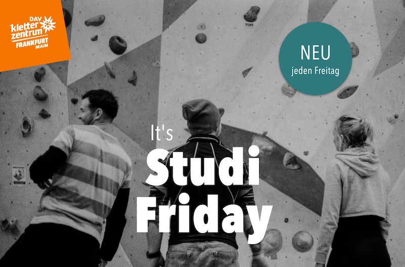 Studierende klettern freitags ermäßigt