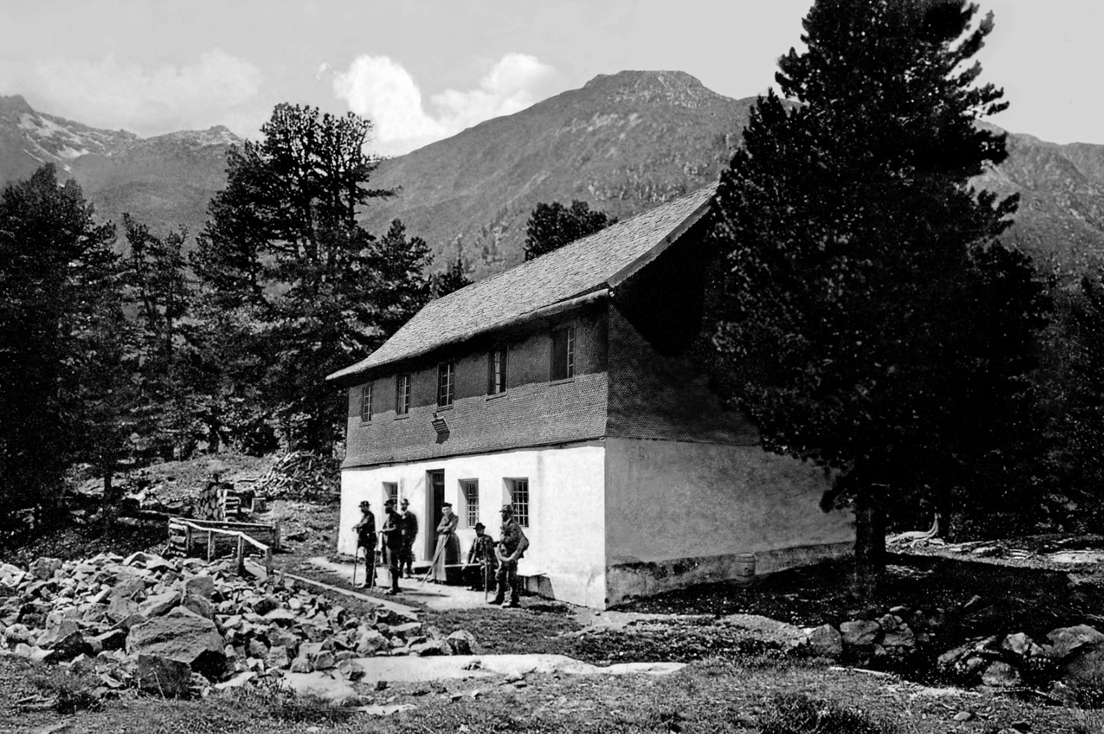 Das Gepatschhaus - Erste Hütte der Sektion in den Alpen 1887